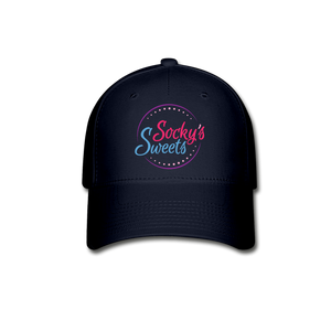 Open image in slideshow, Socky’s Sweets Baseball Cap - navy
