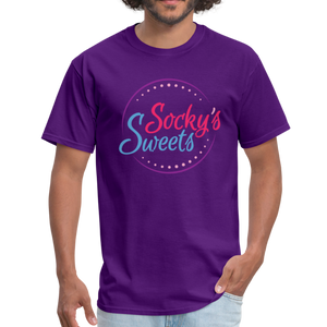 Open image in slideshow, Socky&#39;s Sweets Unisex Classic T-Shirt - purple
