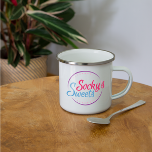 Socky’s Sweets Camper Mug - white