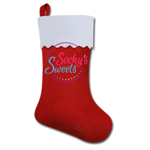 Open image in slideshow, Holiday Stocking - red
